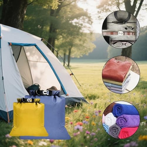 Waterproof Dry Bag Set 8 Pcs – Lightweight & Large Capacity Dry Bags, Ripstop Waterproof Dry Bag in 12L, 10L, 8L, 5L, 3.5L, 3L, 2.5L, 1.5L, Roll-Top Storage Sack for Camping, Hiking, Boating & Fishing — view 5