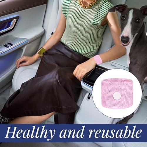 10 PCS Travel Sickness Bands,Sickness Bands for Adults,Sick Band for Kids,Pregnancy Travel Sick,Anti Sickness Wristbands Acupressure Nausea Relief Wristband for Car Sea — view 6
