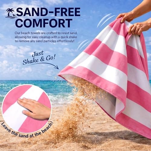 Hopton Microfibre Beach Towels For Adults,160 X 90cm Quick Dry Beach Towel — view 6