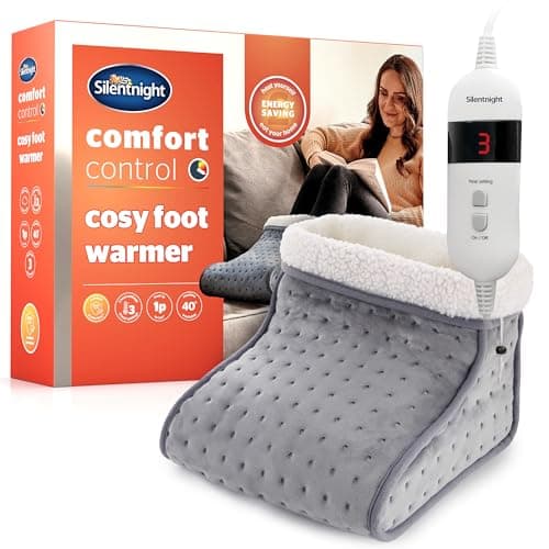 Silentnight Electric Foot Warmer, Grey