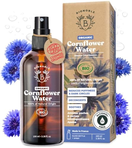 BIONOBLE Organic Cornflower Water - Puffiness, Dark Circles, Face - 100ml