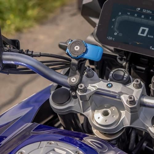 Quad Lock Motorcycle Handlebar Phone Mount Kit with Vibration Dampener and MAG Universal Adaptor — view 4