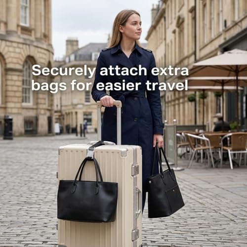 4Pcs Luggage Connector Straps for Suitcases, Luggage Straps Suitcase Belts — view 6