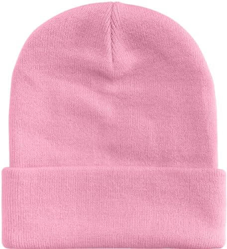 ATNKE LED Lighted Beanie Cap,USB Rechargeable Running Hat Ultra Bright 4 LED Waterproof Light Winter Warm Gifts for Men and Women/Pink — view 4