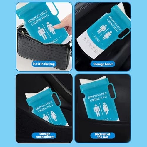 Car Emergency Bag Urinal Quick Dry Cotton Filled Road Travel Portable Toilet Bag Travel — view 6