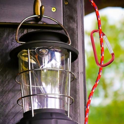 Camping Tent Rope Clothesline Strap with Sticky Band Brown — view 5