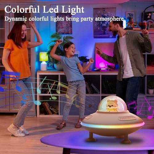 Caulikine Bluetooth Speaker Gifts for Girls Night Light — view 4