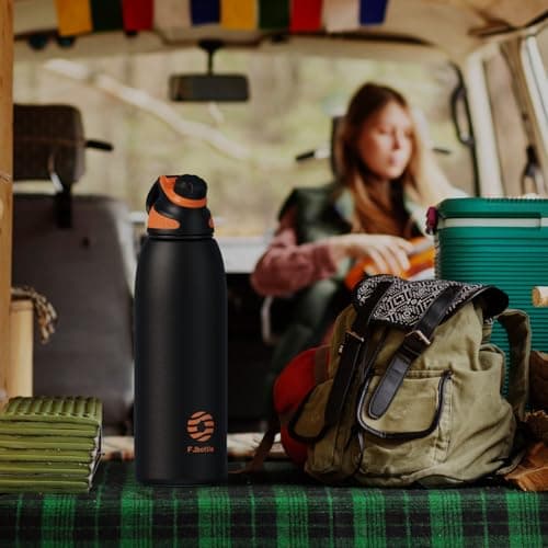 Fjbottle Insulated Water Bottle 1.5L Magnetic Lid Stainless Steel — view 6