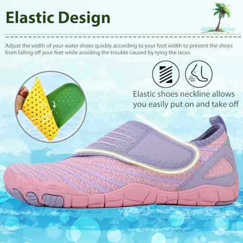 AONETIGER Unisex Barefoot Shoes Mens Womens Quick Dry Barefoot Aqua Sneaker — view 6