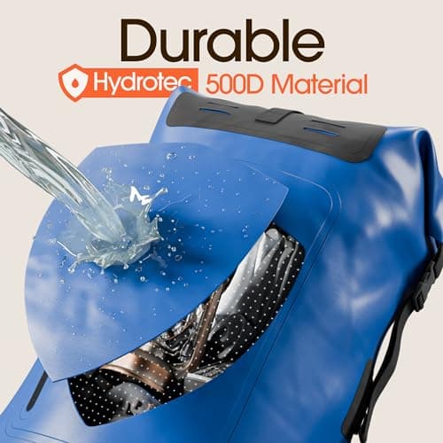 Waterproof Dry Bag 55L - Roll Top Sack for Kayaking Sailing Boating — view 4