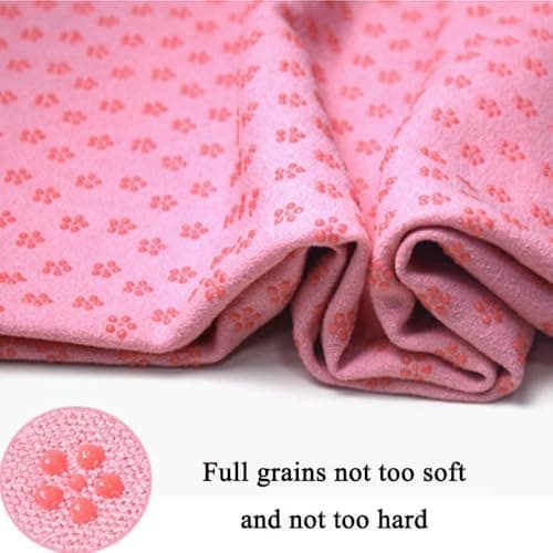 Oaygat 2 Pcs Yoga Mat Towel Non Slip Yogas Mat Towel with Grip Silicone Dots Microfibre Blanket Towels Quick Dry Portable Breathable Microfibre Blanket Towels for Bikram Pilates Gym Workout — view 4