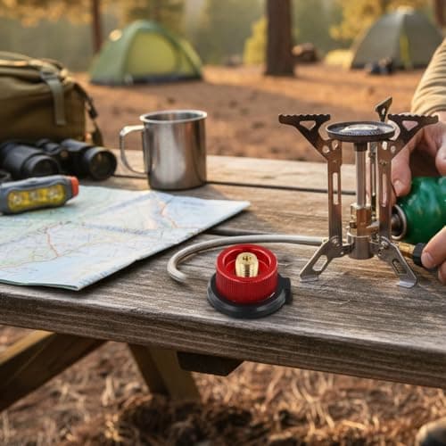 Camping Stove Connector for Long Gas Cylinder — view 6