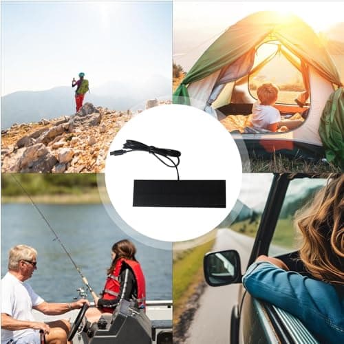 Portable Solar Charger - Foldable Electronic Charging Panel System, Durable Outdoor Power Supply Accessory | Sustainable Mobile Energy Source For Security Camera Backpacking Fishing Picnics Car Travel — view 4