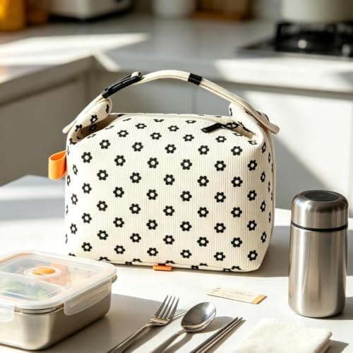 Womens Lunch Bag Large Capacity Waterproof Insulated — view 3