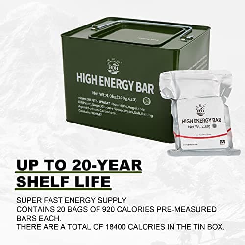 Original Flavour Emergency Food, High Energy Biscuits, 20 Pack Tin — view 3