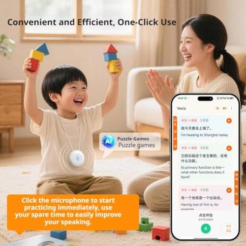 Smart Wearable Translator, AI Translator Device Supports 133 Languages — view 4