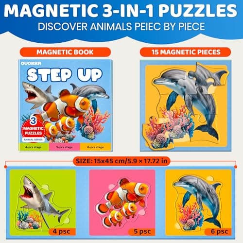 Magnetic Puzzles for 3 4 5 Year Olds - Travel Puzzles for Kids — view 2
