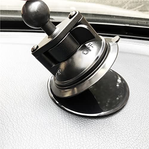 AYWFEY 4 Pack 80mm Adhesive Dashboard Pad Mounting Disk for Suction Cup, 3.15" Universal Heat Resistant Adhesive Sticky Pad, Providing Secure Fixation for Phone Holder Sat Nav GPS Dash Cam, Black — view 4