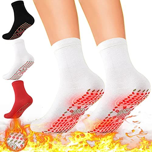 Self Heating Socks Self Heating Socks Thermal for Men Women Breathable Foot Warmers for Outdoor Sports Camping Running Fishing Hiking Gifts Warming Cold Feet — view 2