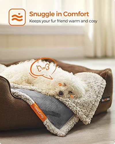 Feandrea Waterproof Dog Blanket, Sherpa Fleece, XXL, 63 x 73 cm — view 5