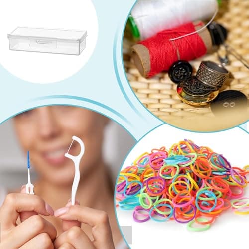 Transparent Cotton Bud Holder, Portable Cotton Swab Dispenser, Dust-proof And Organizer For Jewelry Card Issuance Headphone Cable And Small Items — view 5