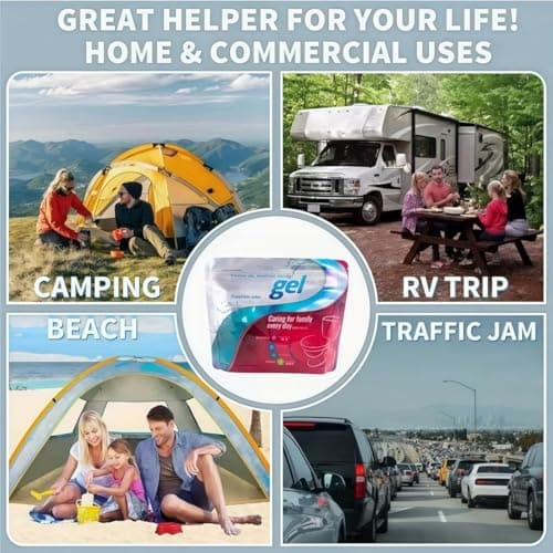 Portable Toilet Gel,Portable Toilet Coagulant,Portable Camping Toi-Let Gel,Quickly Absorption,Solidification,Deodorization,Cam-Ping Toi-Let Absorbent Powder,For Hiking,Travel,Car Interior & Outhouses — view 6
