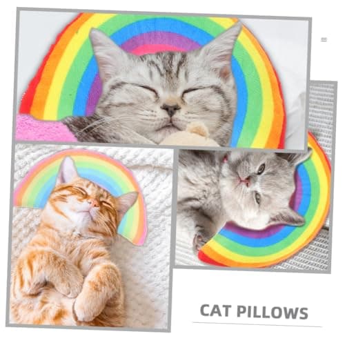 BESPORTBLE 6 Pack U Shaped Catnip Pillow Toys for Indoor Cats, Polyester and Pp Cotton Cat Pillows with Neck Support, Washable Comfort for Sleeping Areas — view 2