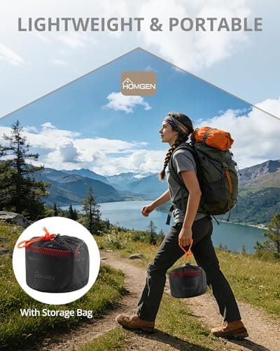 HOMGEN 2L Large Portable Camping Kettle for Outdoor Hiking with Carry Bag — view 5