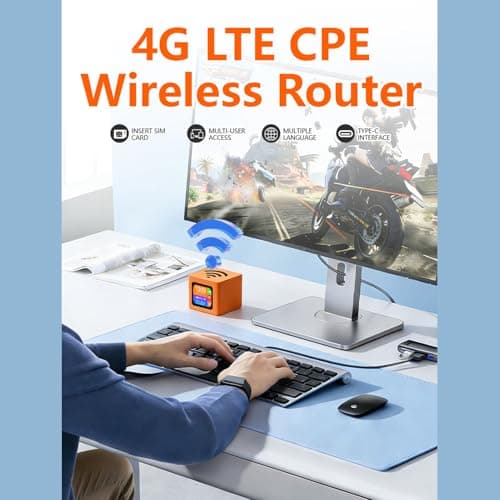 Luocute 4G LTE Mobile Hotspot Router 300Mbps with SIM Slot — view 5