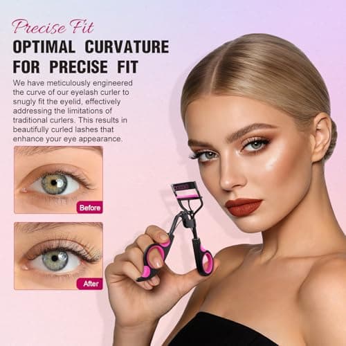 docolor Eyelash Curler Makeup Kit Lash Comb Brow Razor Eye Brush — view 4