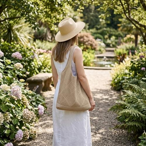 Rndqw Lightweight Beach Bag, Large Capacity Tote, Holds Towel & Sunglasses, Beach Bags for Women Must-Have, Summer Vacation & Pool & Travel Essential, Casual Handbag — view 3