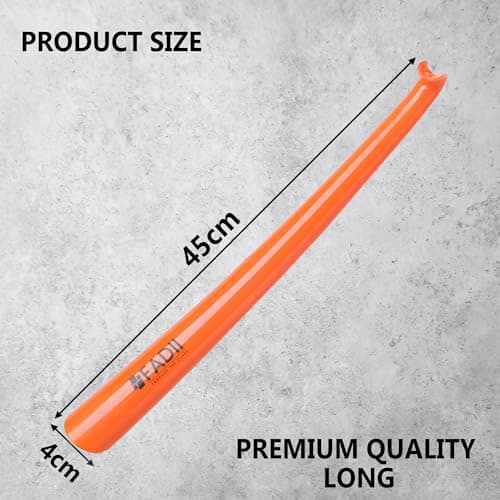 FADII Shoe Horn Long Handled 45cm+22cm Long Shoe Horn-Plastic Shoehorn For Men, Women With Comfort Grip Long Shoe Horns-Flexible Extra Long Shoe Horn For Elderly- Pack of 2 Shoe Spoon — view 6