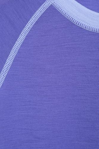 Mountain Warehouse Merino Kids Thermal Baselayer Top Purple 7-8y — view 5