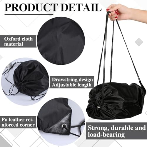 Motrijuka 2 Pack Waterproof Drawstring Bags for Gym, Travel, and Beach - Lightweight PE Material, Compact Storage, Unisex Design — view 3