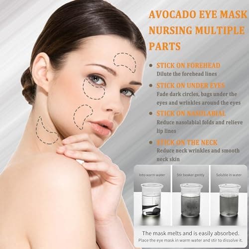 Under Eye Patches, Collagen Under Eye Mask, Dark Circles Under Eye Treatment, Puffy Eyes Bags Under Eyes Removal, Anti-Aging, Reduce Wrinkle, Skincare, Hydrating - 30 Pairs (Bamboo Charcoal) — view 5