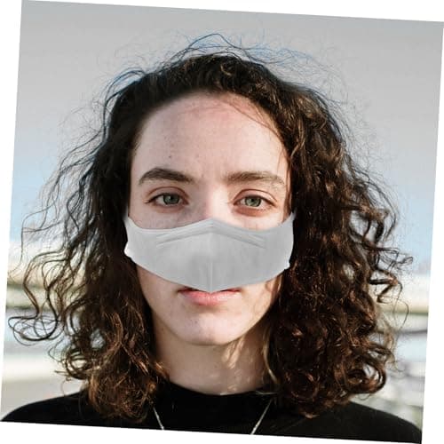 SECFOU Nose Mask for Cold Weather Reusable Nasal Warmer Nasal Airflow Non-woven Winter Nose Guard for Outdoor Activities Travel — view 6