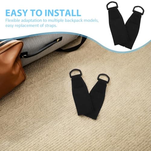 VANZACK Heavy Duty Oxford Fabric Backpack Strap Repair Kit with Buckle Flexible Replacement for Laptop Bags Sandbags School and Travel Backpacks Durable Shoulder Strap Repair Parts — view 3