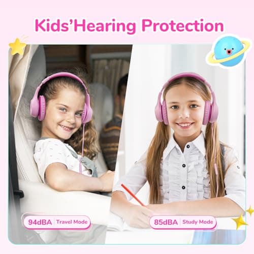 EarFun K3 Kids Headphones Wired, Over Ear Foldable Headphones with Mic — view 2