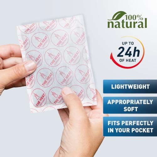 THE HEAT COMPANY Handwarmer XL - 10 Pieces - EXTRA WARM - XL Hand Heat Pad - 24 Hours Warm Hands - Instant Heat - Air Activated - Purely Natural — view 2