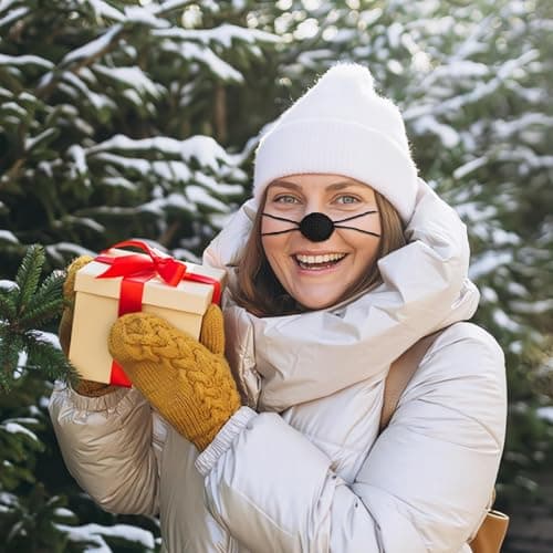 Nose Cover for Cold Weather - Comfortable Wool Nose Guard - Winter Accessories Warmer, Funny Decor for Women, Men — view 2