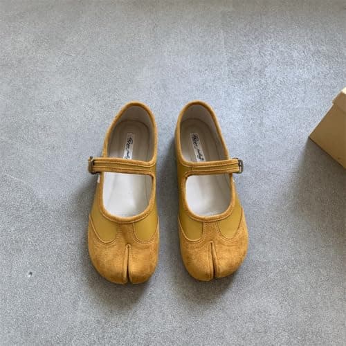 Tabi Shoes Women Mary Janes Ballet Flat - Low Top Split Toe Orthopedic Cute Casual Comfortable Walking Lightweight Female Solid All-Match for Daily Wear Beach Travel Athleisure Standing All Day — view 4