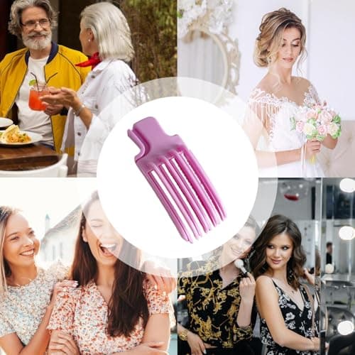 Xijobido Volumizing Hair Clips | Curly Hair Root Lifter Volume Bangs Clip,Natural Lift Styling Tools for Thick Short Women Wedding Girls Teen Salon Travel Hairstyling Special Occasions — view 4