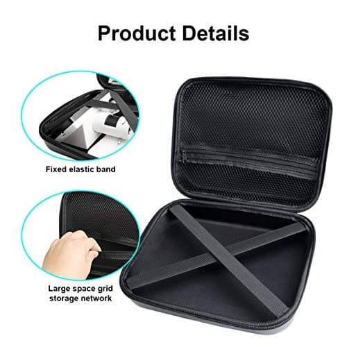 Bysameyee Original LCD Digital Microscope Carrying Case, Ultra Big Size Storage Bag Box for USB/WiFi/LCD Screen Handheld Portable Microscope Camera Endoscope Magnifier Pocket Microscope — view 4