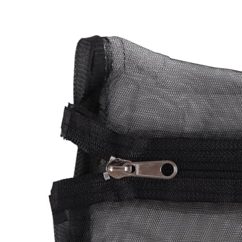 Durlo Mosquito Net Cover for Canopy Chair Insect Barrier Black with Zipper Opening Waterproof Roof for Fishing Camping​ — view 3