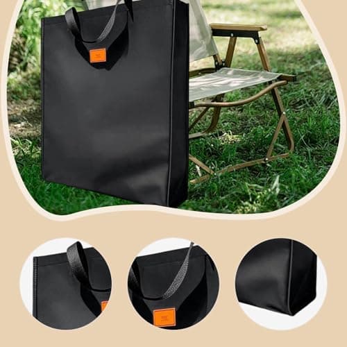 Teruyol Folding Chair Storage Bag with Multi Tool Organizer Folding Chair Bag Heavy Duty Camping Chair Bag Foldable Overnight Bag Suitable for Travel Camping, 57cmx16cmx68cm — view 2