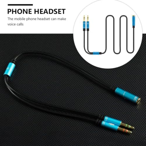 Connector Professional Adapter Dual Hole Aluminum Alloy Earphone Splitter — view 3