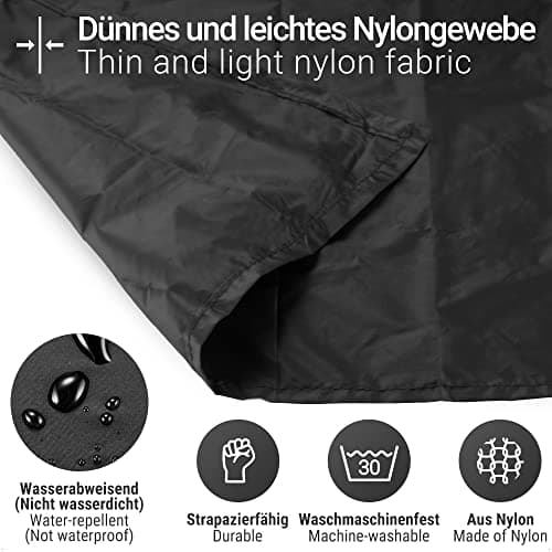 Siegvoll Mini Pocket Beach Mat Picnic Blanket 70 x 110 cm (Black) — view 4