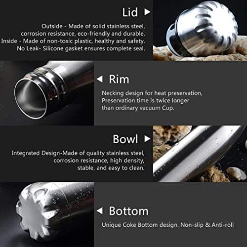 Camouflage Stainless Steel Water Bottle, 500ML,Metal Sports Bottles,Double Walled Vacuum, Small Insulated Water Bottles for School, Gym, Running, Travel Reusable Leak Proof — view 6