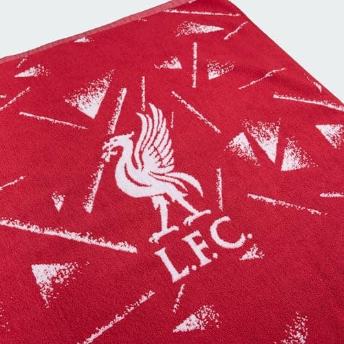 adidas Unisex Liverpool Fc Beach Towel Large Towel, active maroon/white, One Size — view 2