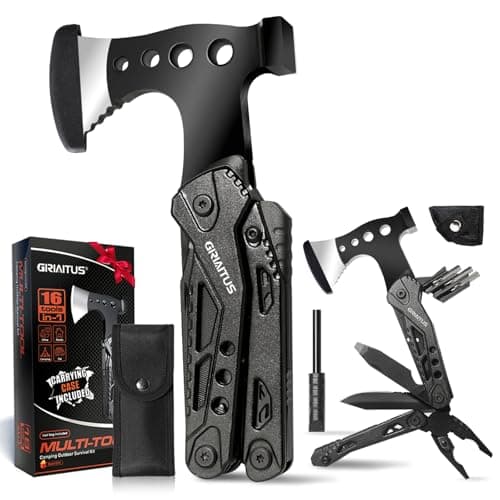 Camping Essentials Multi Tool Gifts for Men 16in1 Multitool Survival Gear
